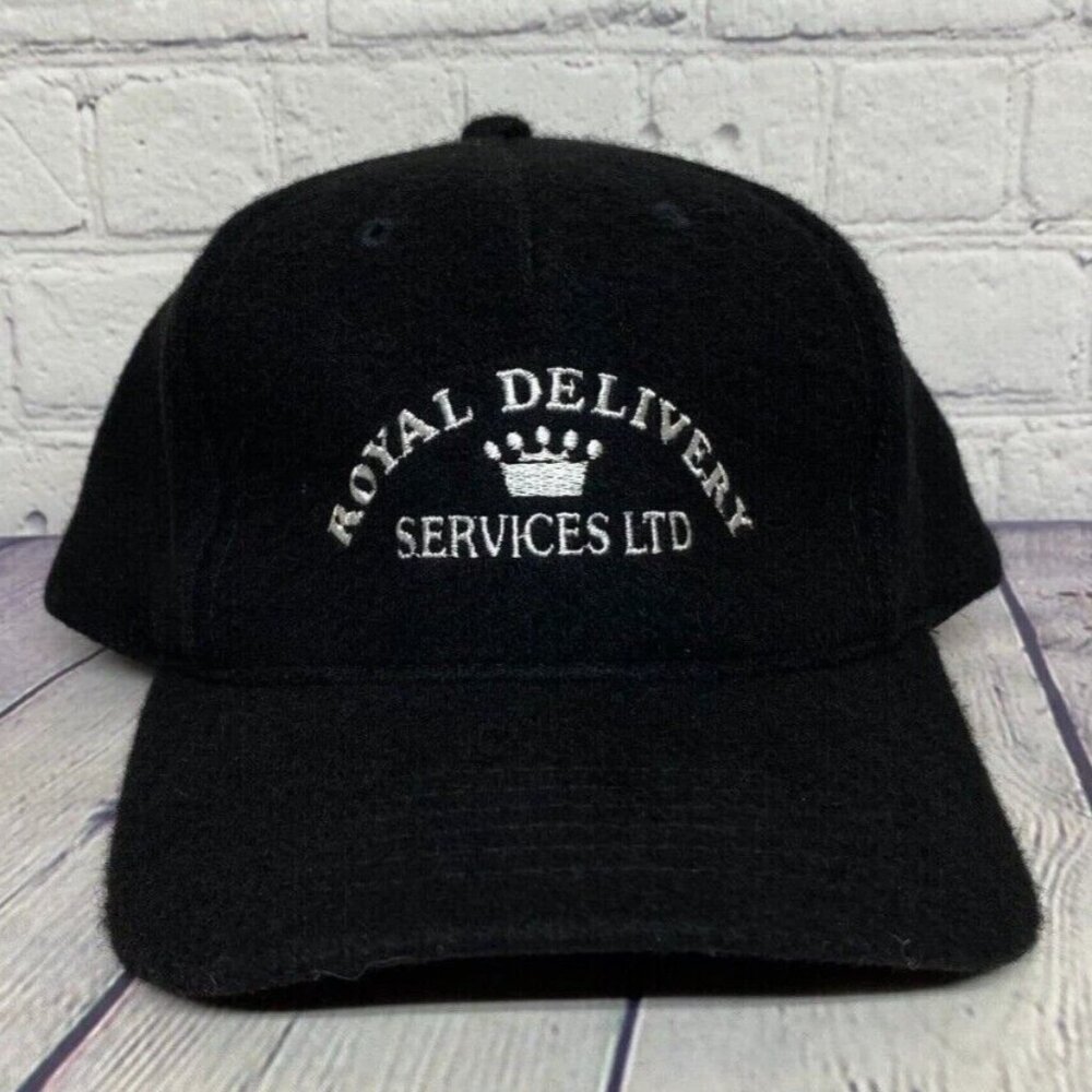 Vintage Royal Delivery Services Ltd. Baseball Hat Cap Adjustable Snapback Black